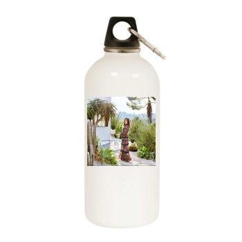 Sophia Bush White Water Bottle With Carabiner