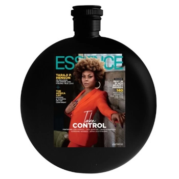 Taraji P. Henson Round Flask