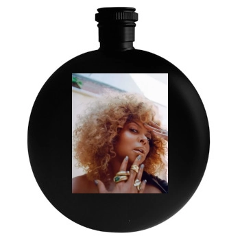 Taraji P. Henson Round Flask