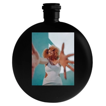 Taraji P. Henson Round Flask