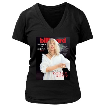 Taylor Swift Women's Deep V-Neck TShirt