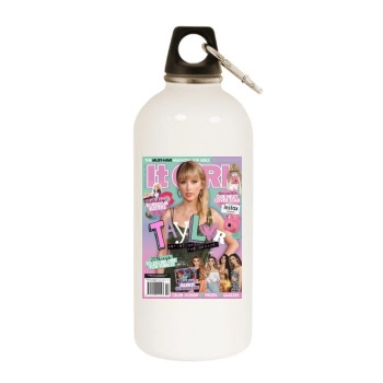 Taylor Swift White Water Bottle With Carabiner