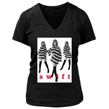 Taylor Swift Women's Deep V-Neck TShirt