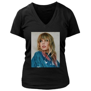 Taylor Swift Women's Deep V-Neck TShirt