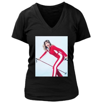 Taylor Swift Women's Deep V-Neck TShirt