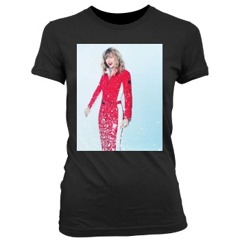 Taylor Swift Women's Junior Cut Crewneck T-Shirt