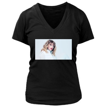 Taylor Swift Women's Deep V-Neck TShirt