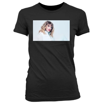 Taylor Swift Women's Junior Cut Crewneck T-Shirt