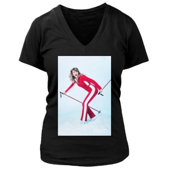 Taylor Swift Women's Deep V-Neck TShirt