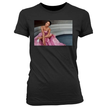 Thandie Newton Women's Junior Cut Crewneck T-Shirt