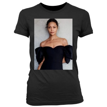 Thandie Newton Women's Junior Cut Crewneck T-Shirt