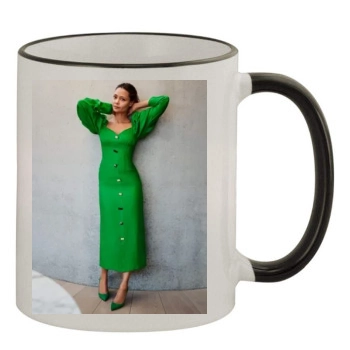 Thandie Newton 11oz Colored Rim & Handle Mug