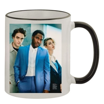 Elizabeth Debicki 11oz Colored Rim & Handle Mug