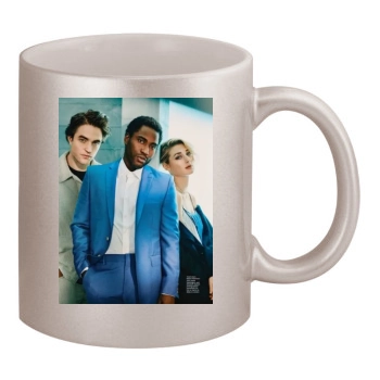 Elizabeth Debicki 11oz Metallic Silver Mug