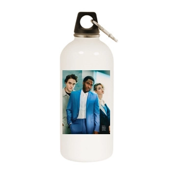 Elizabeth Debicki White Water Bottle With Carabiner