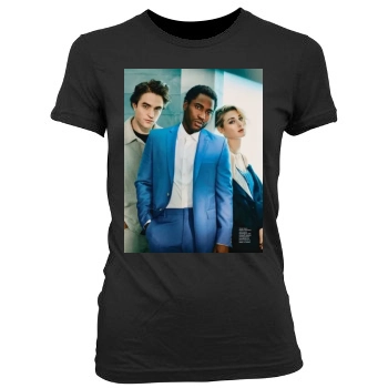 Elizabeth Debicki Women's Junior Cut Crewneck T-Shirt