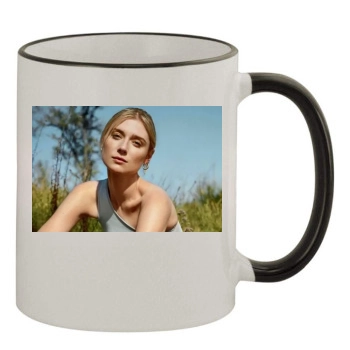 Elizabeth Debicki 11oz Colored Rim & Handle Mug