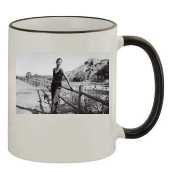 Elizabeth Debicki 11oz Colored Rim & Handle Mug