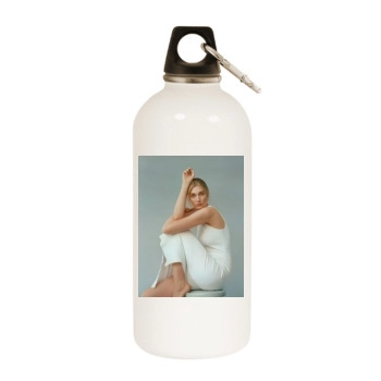 Elizabeth Debicki White Water Bottle With Carabiner