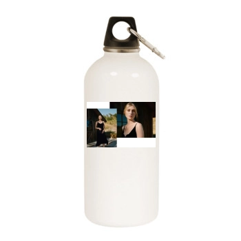 Elizabeth Debicki White Water Bottle With Carabiner