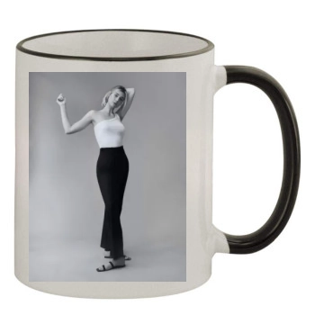 Elizabeth Debicki 11oz Colored Rim & Handle Mug