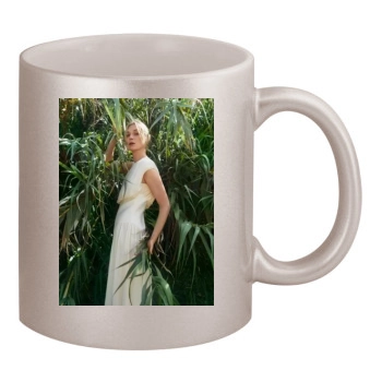 Elizabeth Debicki 11oz Metallic Silver Mug