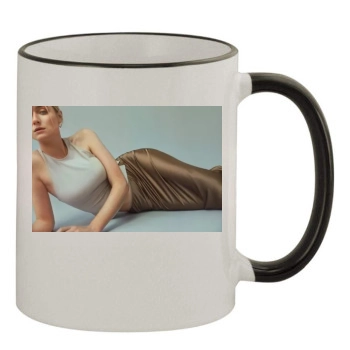 Elizabeth Debicki 11oz Colored Rim & Handle Mug