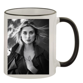 Elizabeth Debicki 11oz Colored Rim & Handle Mug