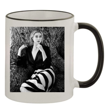 Elizabeth Debicki 11oz Colored Rim & Handle Mug