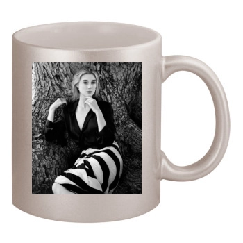 Elizabeth Debicki 11oz Metallic Silver Mug