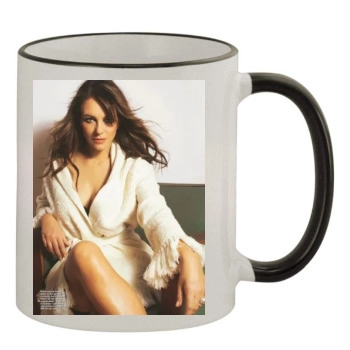 Elizabeth Hurley 11oz Colored Rim & Handle Mug