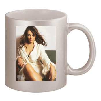 Elizabeth Hurley 11oz Metallic Silver Mug