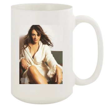 Elizabeth Hurley 15oz White Mug