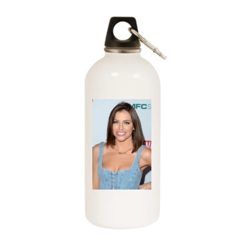 Adriana Chechik White Water Bottle With Carabiner