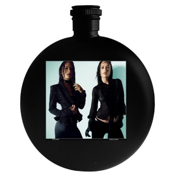 Olivia Wilde Round Flask