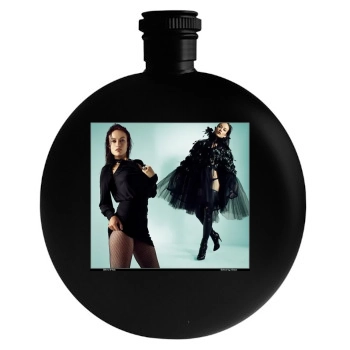 Olivia Wilde Round Flask