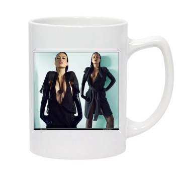 Olivia Wilde 14oz White Statesman Mug