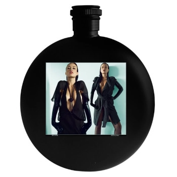 Olivia Wilde Round Flask