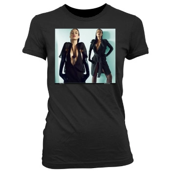 Olivia Wilde Women's Junior Cut Crewneck T-Shirt