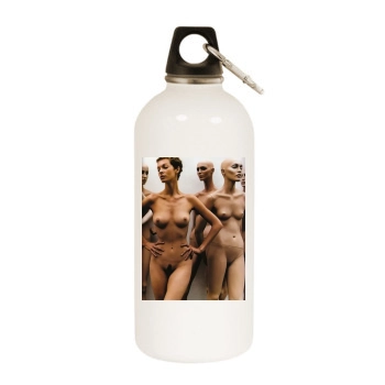 Sadie Frost White Water Bottle With Carabiner