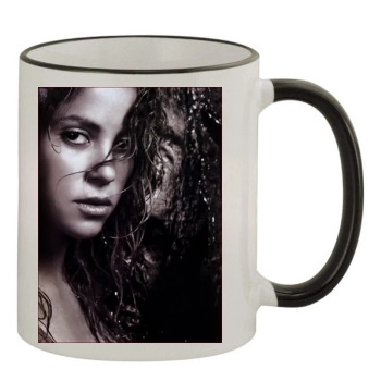 Shakira 11oz Colored Rim & Handle Mug