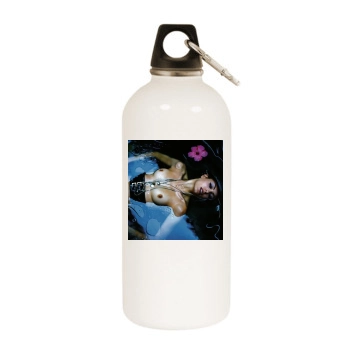 Sydonie Herrera White Water Bottle With Carabiner