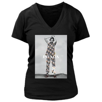 Freja Beha Erichsen Women's Deep V-Neck TShirt