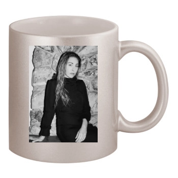 Haim 11oz Metallic Silver Mug