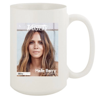 Halle Berry 15oz White Mug