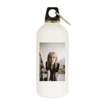 Hayley Williams White Water Bottle With Carabiner