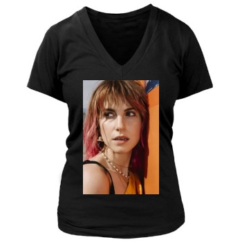 Hayley Williams Women's Deep V-Neck TShirt