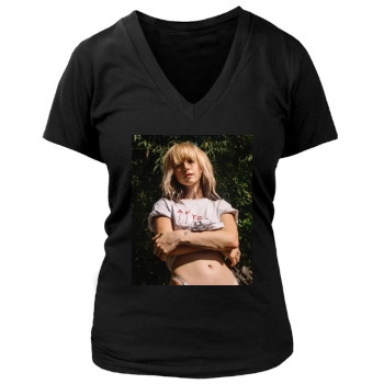 Hayley Williams Women's Deep V-Neck TShirt