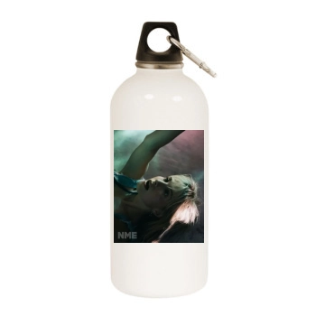 Hayley Williams White Water Bottle With Carabiner