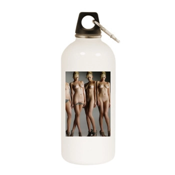 Tuuli Shipster White Water Bottle With Carabiner